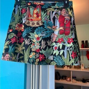 Frida Kahlo Mini Skirt